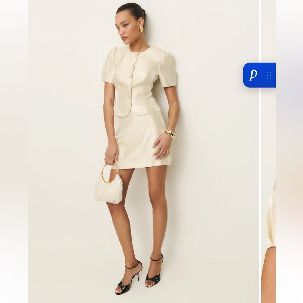 Reformation Mika Two Piece Ivory